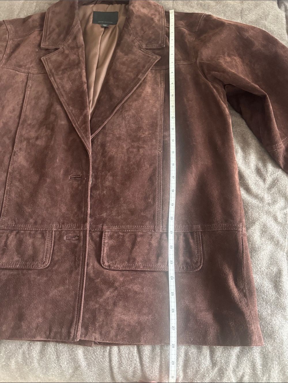 Zara Suede Blazer Women size M - Picture 7 of 8